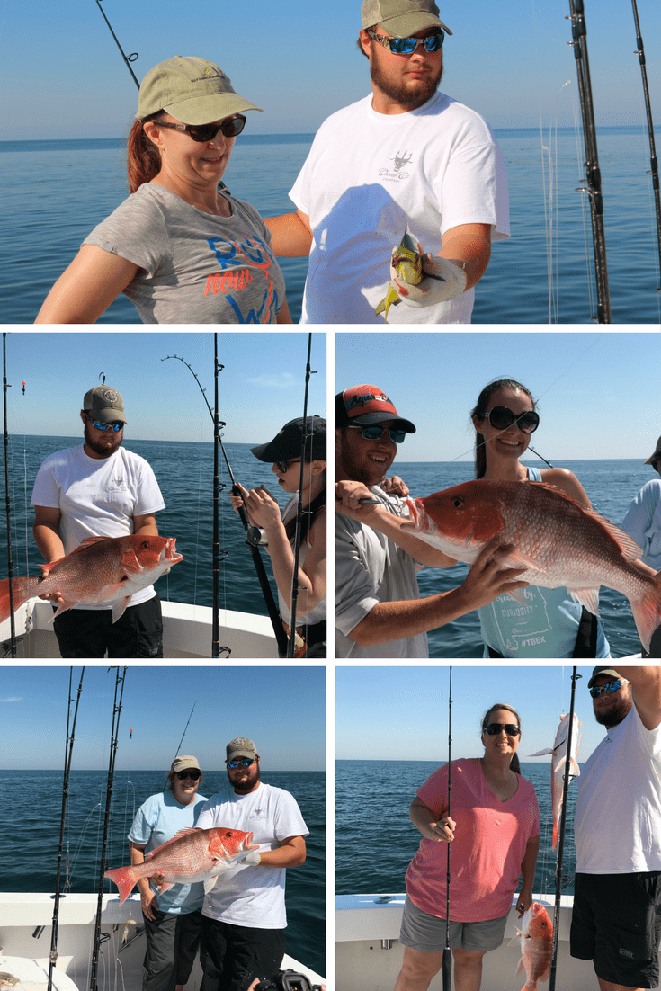 Red Snapper caught off of Gulf Shores, Alabama