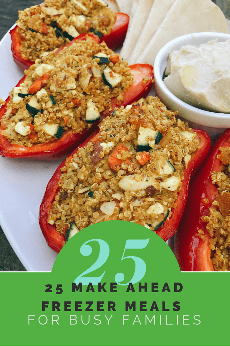 Moroccan Stuffed Bell Peppers - 1 of 25 make ahead freezer meals 