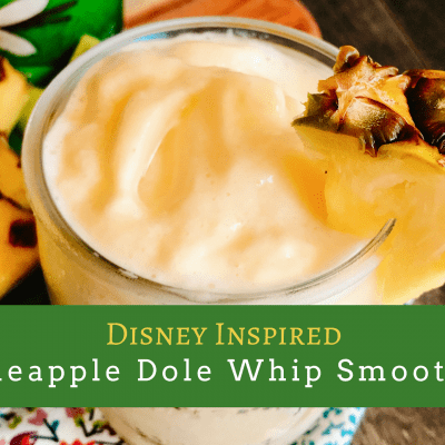 Disney Parks Inspired Dole Whip Smoothie