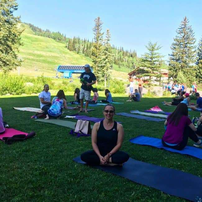 Yoga in Solitide - Saturday morning yoga at Solitude Mountain Resort