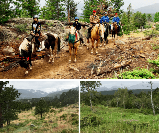 Horseback Riding and Exploring Rocky Mountain National Park & Estes Park with the Family