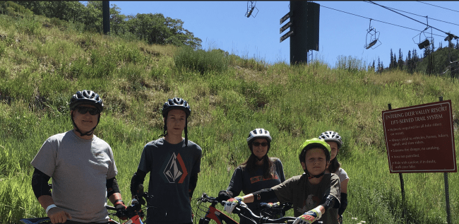 Little Family Adventure Mountain Biking