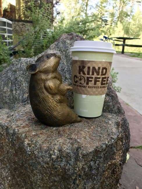 Pika staute and KIND coffee