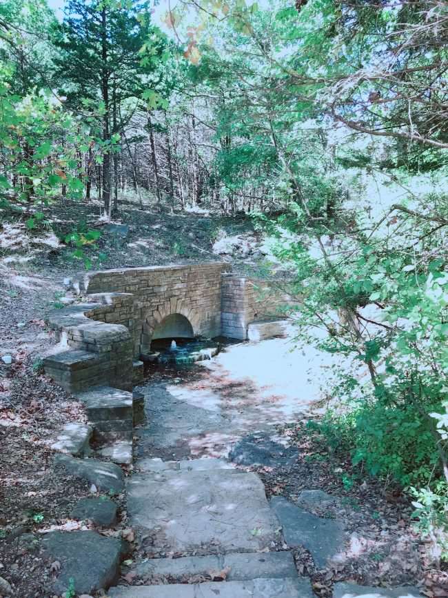 stone bridge and creek