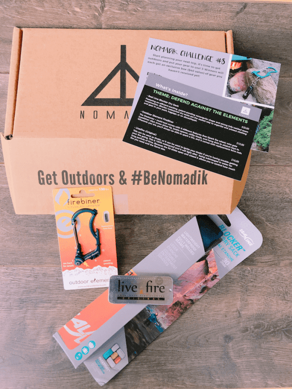 Special Delivery Outdoor Gear with Nomadik Subscription Box & Coupon