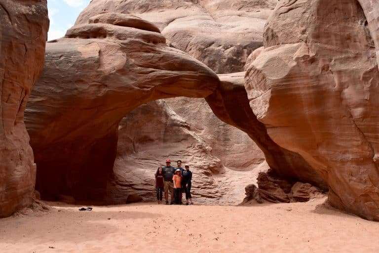 Sand Arch at Arches National Park