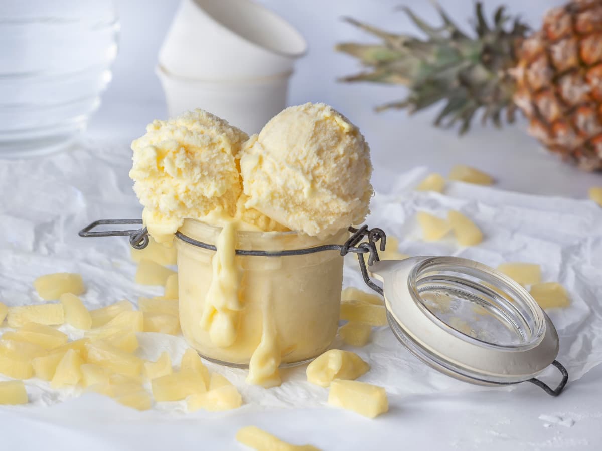 pineapple ice cream