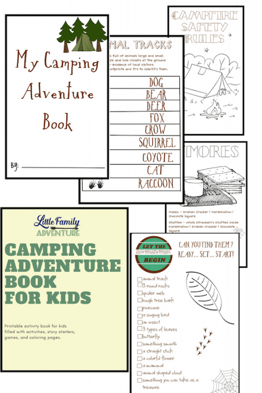 Kids to Parks Day 2022 - Grab These Camping Printables for Kids &amp; GO