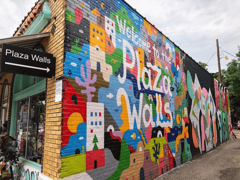 Plaza walls OKC - OKlahoma City Murals