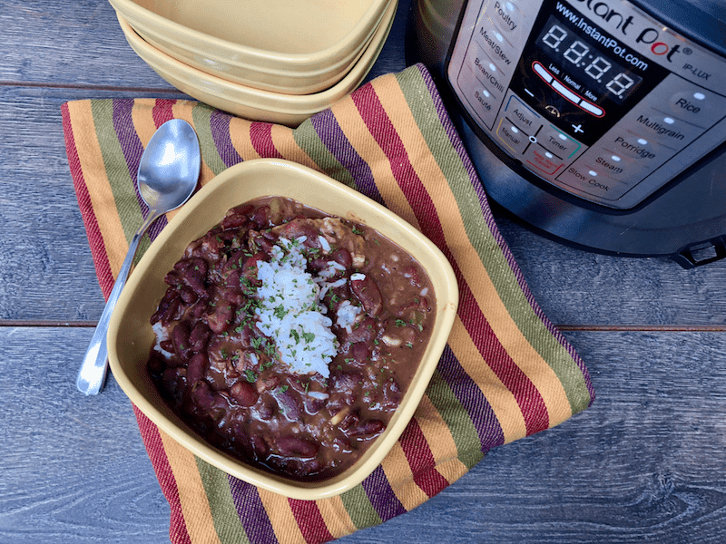 Instant Pot red beans and rice