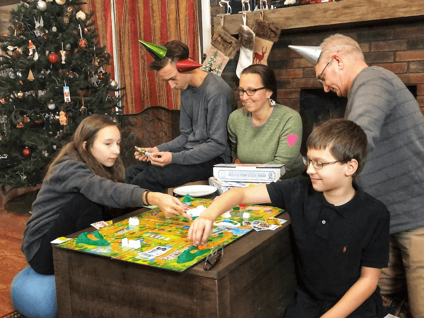 Family Game Night for New Year's Eve