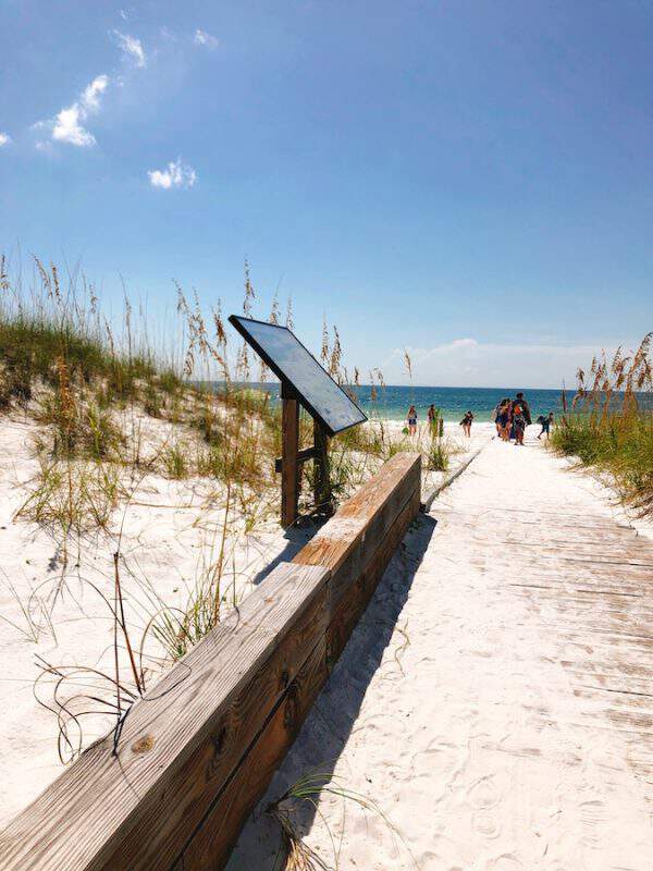 Shell Island Florida boardwalk