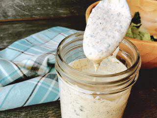 Garlic & Herb Keto Salad Dressing