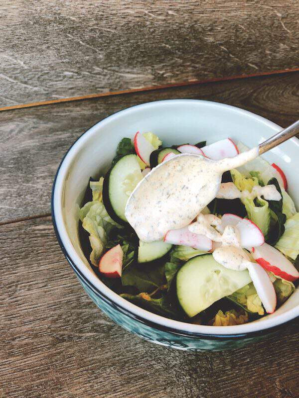 This Garlic & Herb Keto Salad Dressing is Better than Ranch