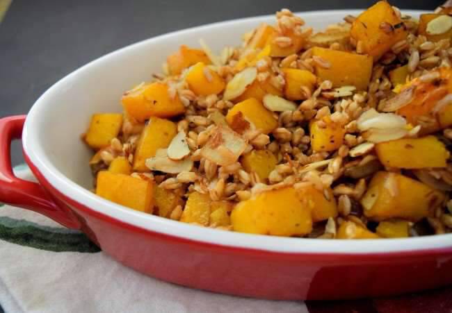 Roasted Butternut Squash and Farro Salad