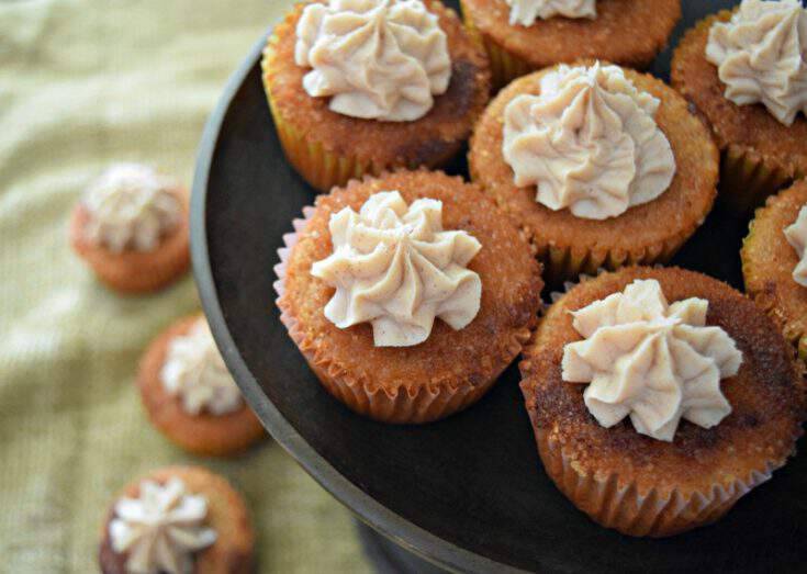 Apple Churro Cupcakes