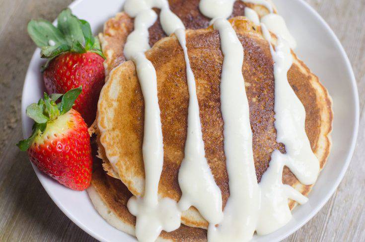 Cinnamon Roll Pancakes