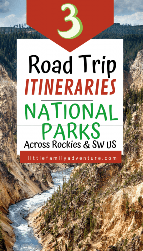 road trip itineraries from national parks
