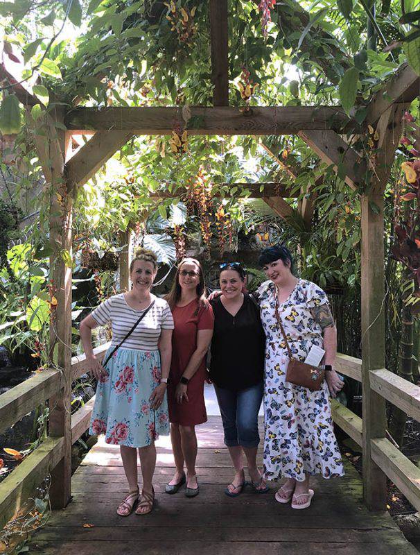 women at Myriad Gardens