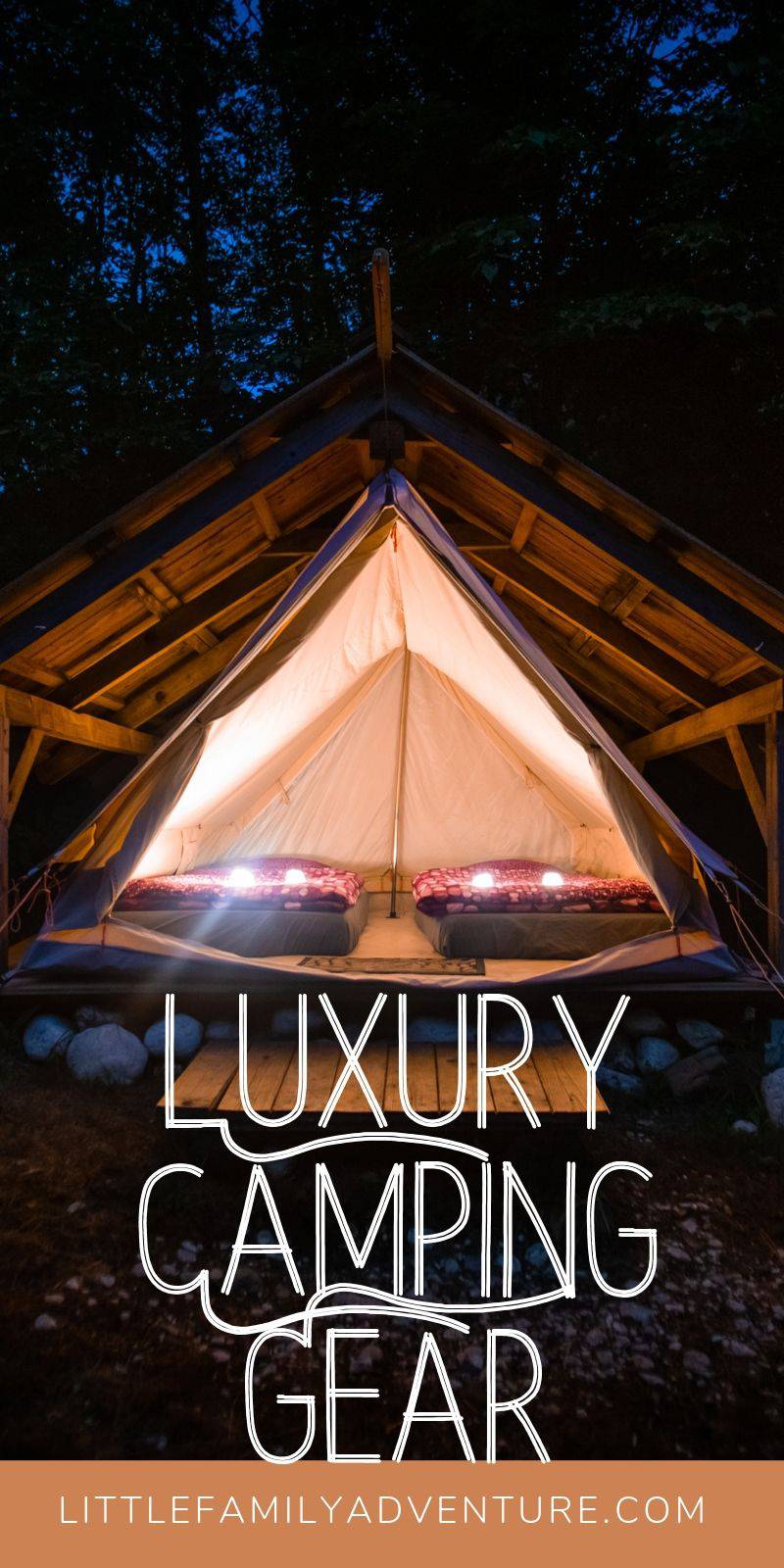 luxury camping gear