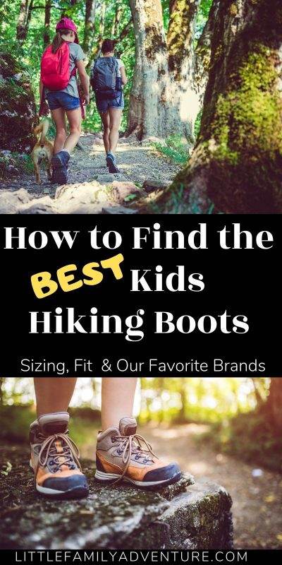 fitting tips for kids hiking shoes