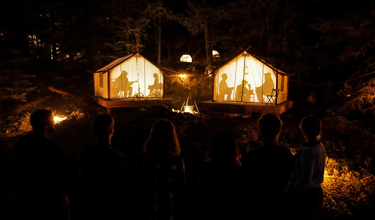 illuminated tents - Whistler BX