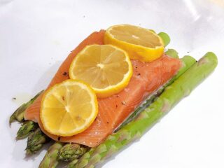 Grilled Salmon and Asparagus in Foil Packets