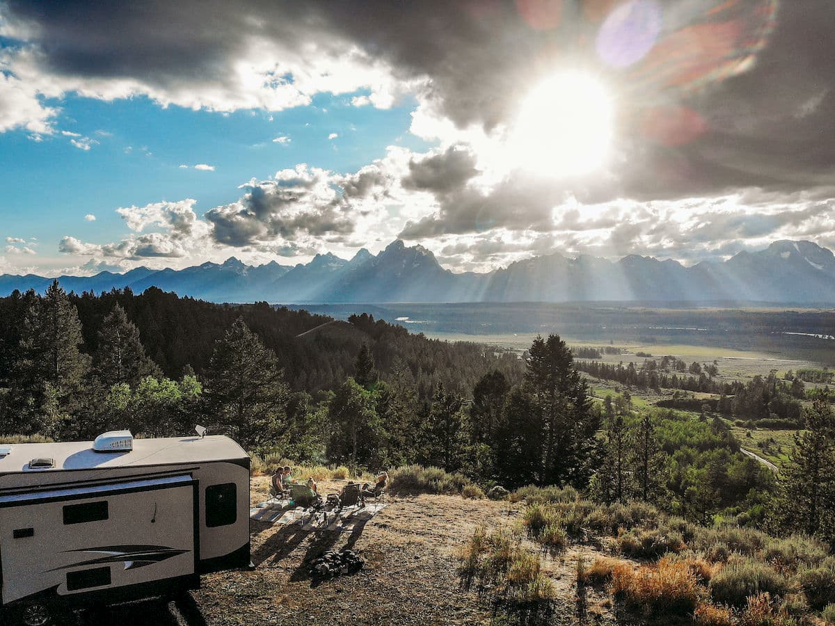 RVing in the Grand Tetons