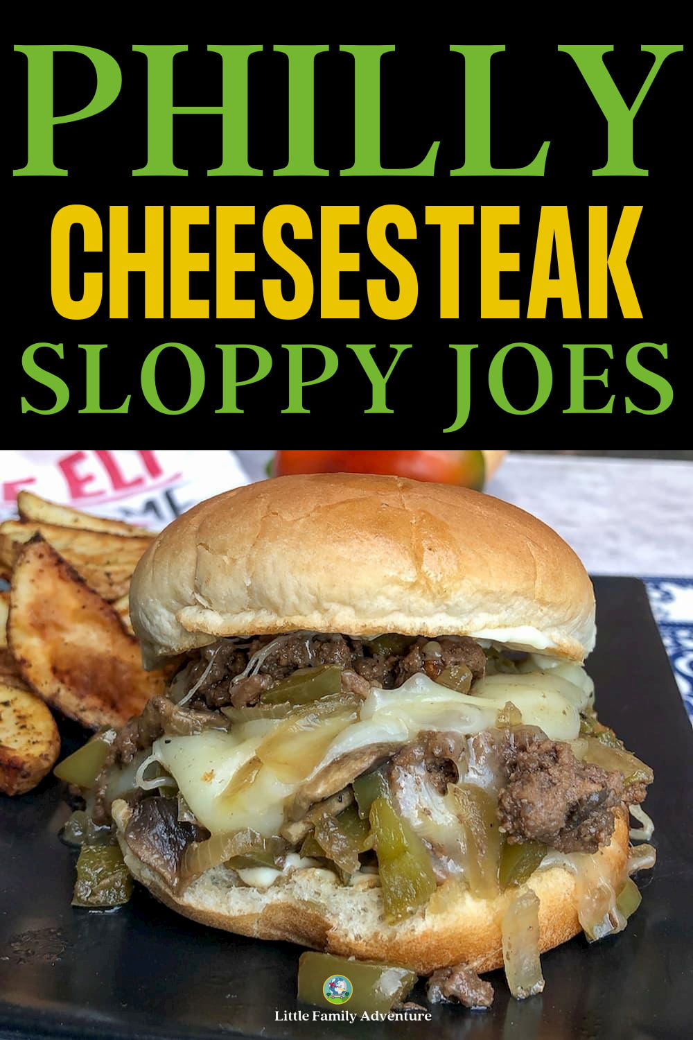 Quick and Easy Philly Cheesesteak Sloppy Joes Recipe