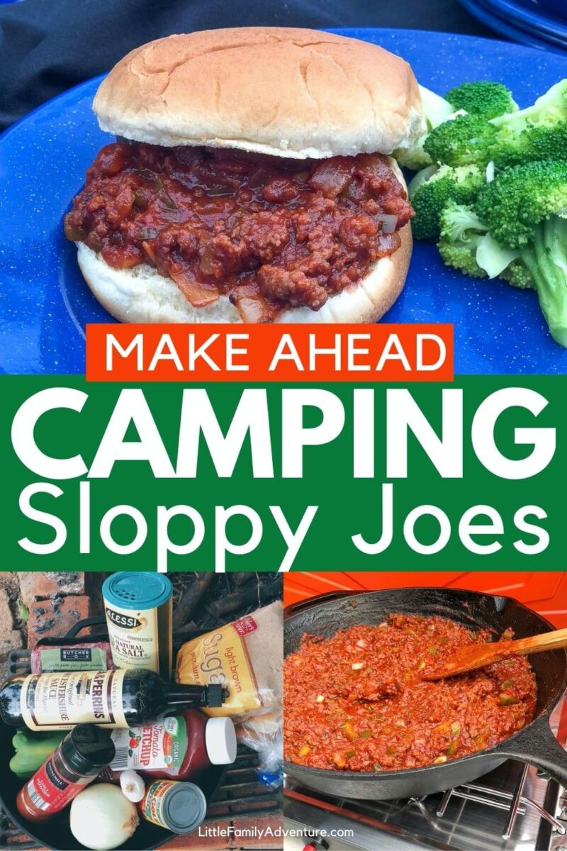 make ahead sloppy joes on campstove