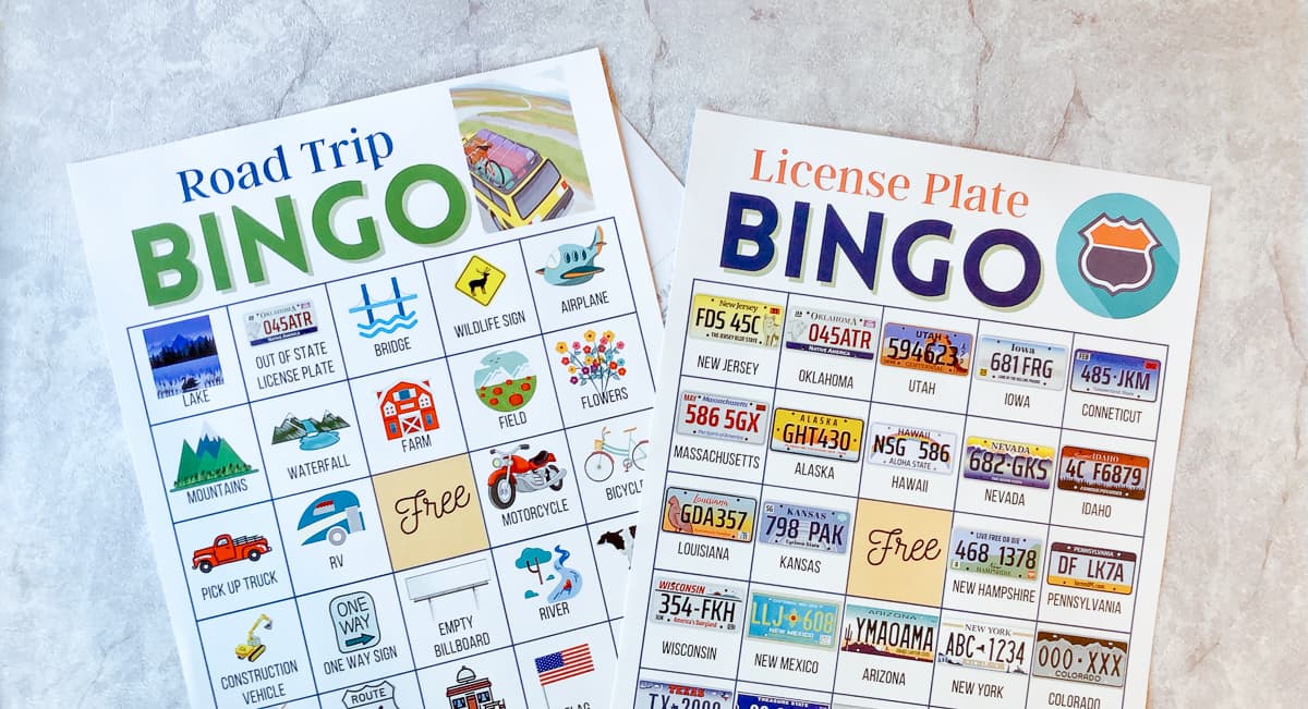 Before Your Next Road Trip Download These FREE Car Bingo Printable Cards