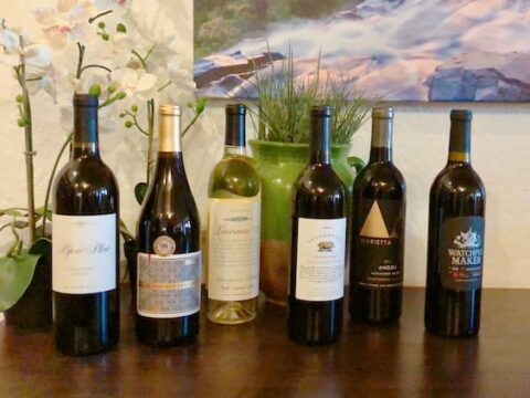 wine bottles