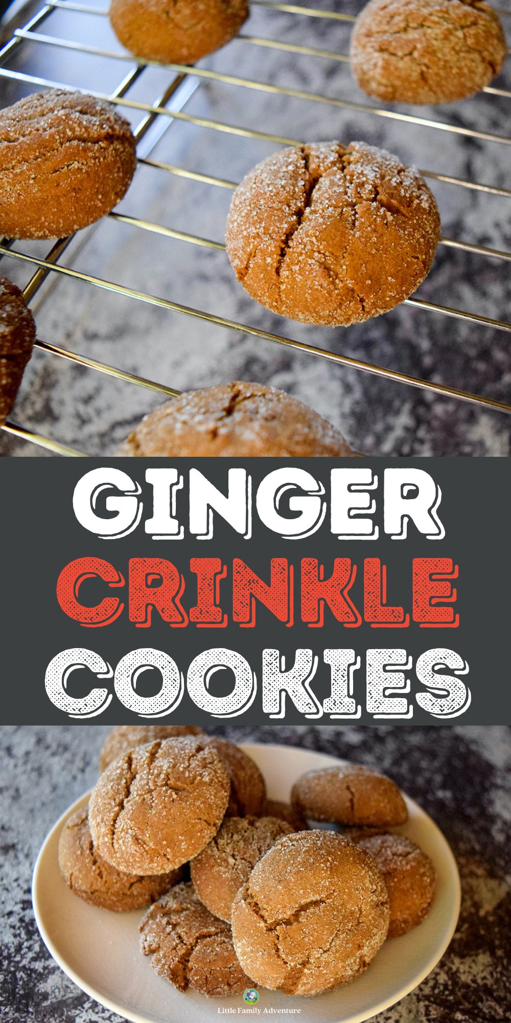 ginger crinkle cookies