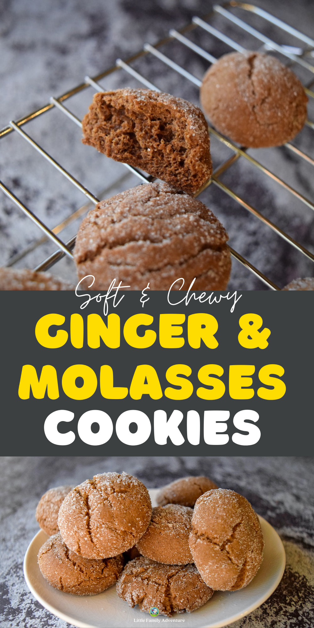ginger molasses cookies