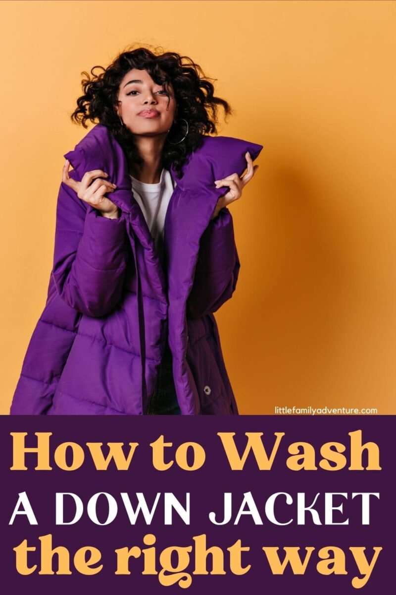 How to wash your down jacket 