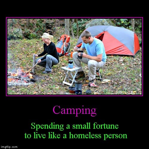 50 Funny Camping Memes to Make to Giggle & Inspire To Go Outside