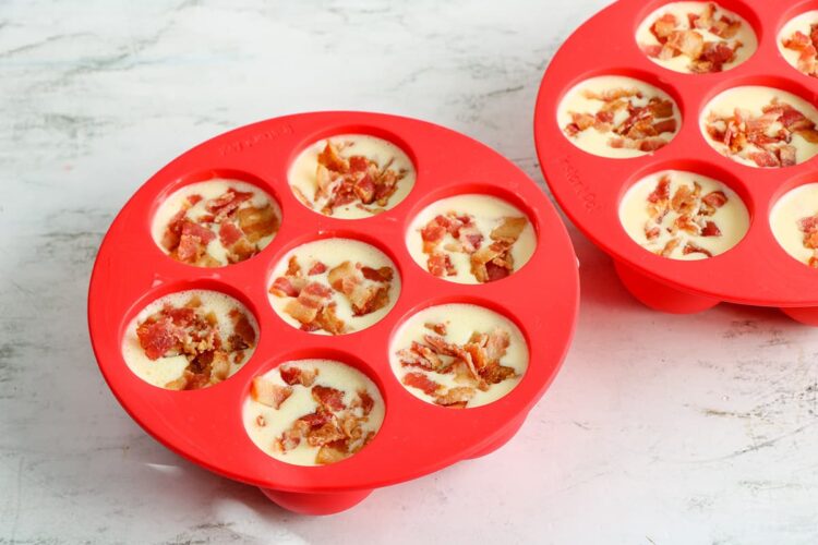Easy Copycat Starbucks Egg Bites Instant Pot Keto Recipe with Bacon