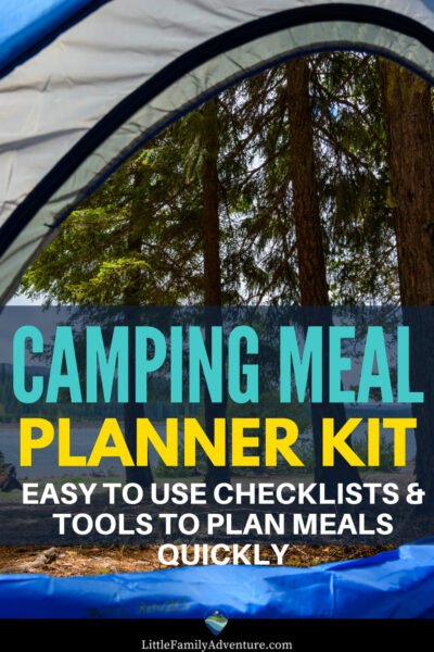 Zero to Camp Hero: Camp Meal Planner Kit