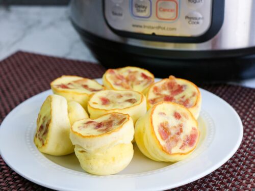 Easy Copycat Starbucks Egg Bites - Instant Pot Keto Recipe with Bacon