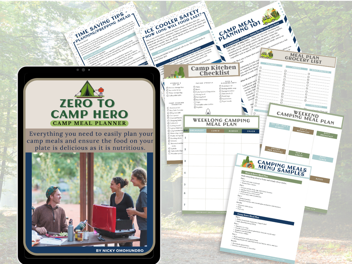 camp meal planner kit