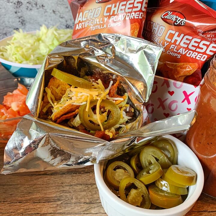 Grilled Walking Taco Foil Packets - Girls Can Grill