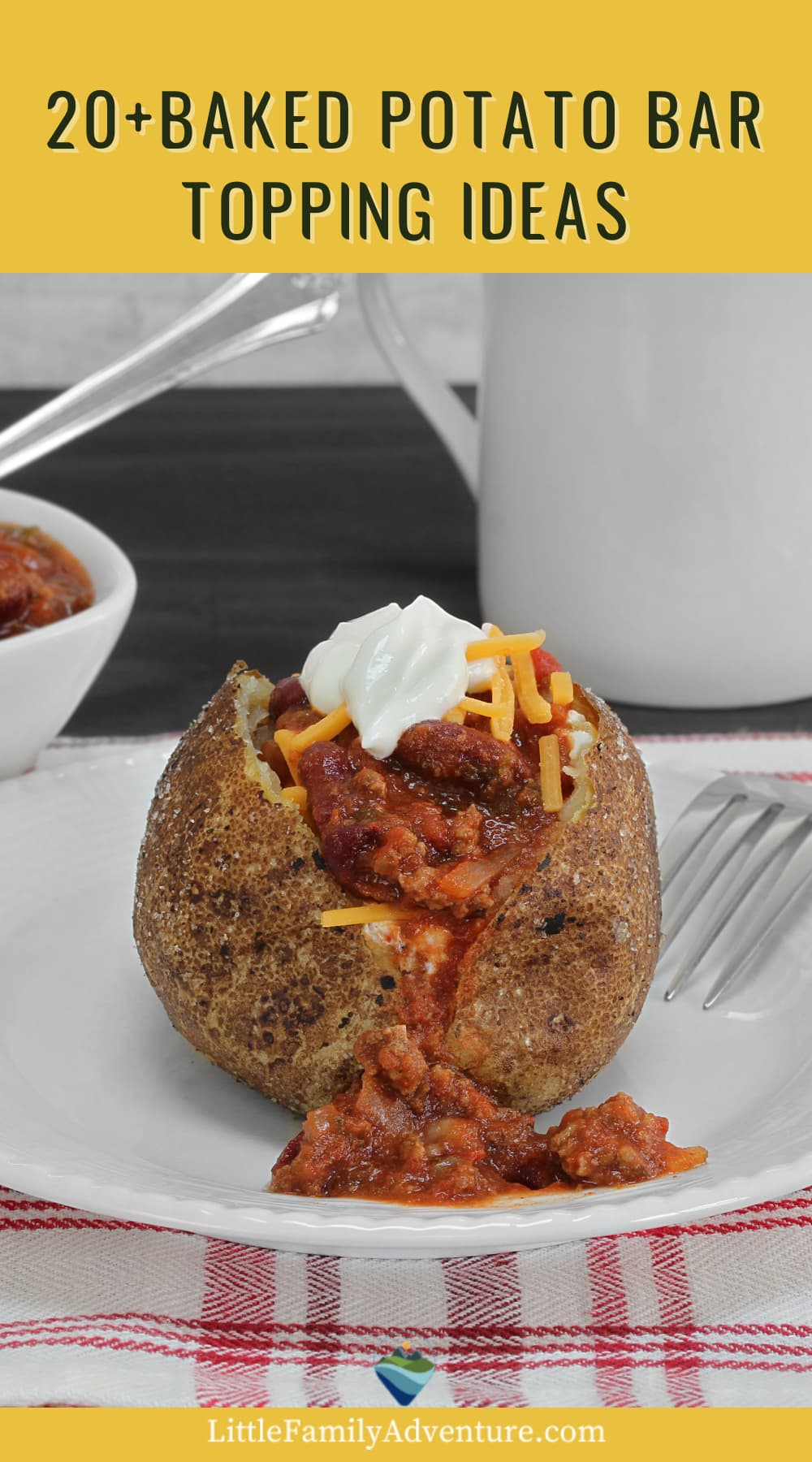 Everything you need for the Ultimate Baked potato bar