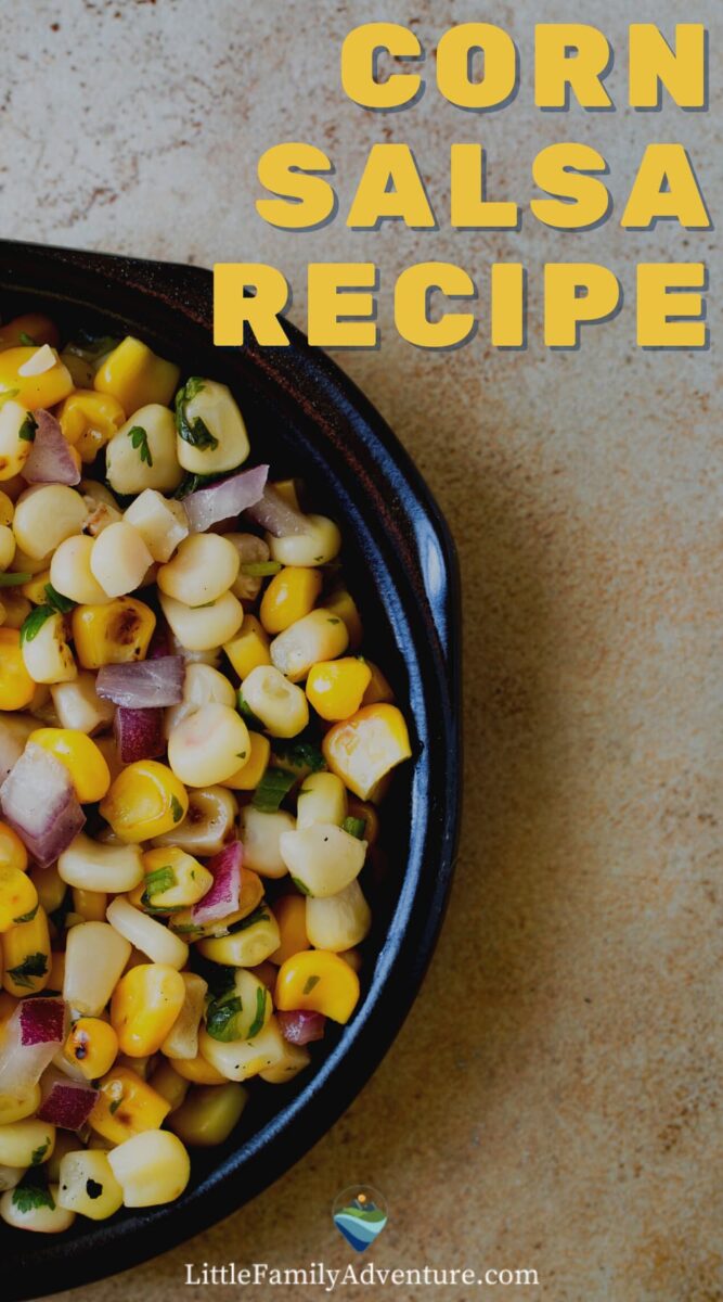 corn salsa recipe in bowl
