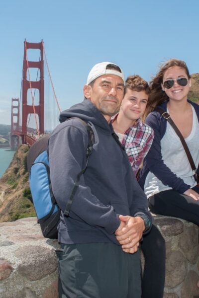 family travel golden gate bridge