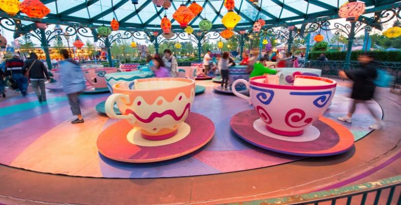 Disney tea cups ride