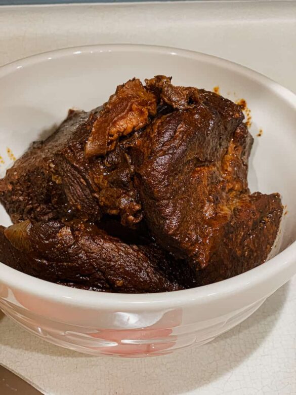 How to Make Birria (beef stew) & Quesa Birria Tacos with Consommé (Step