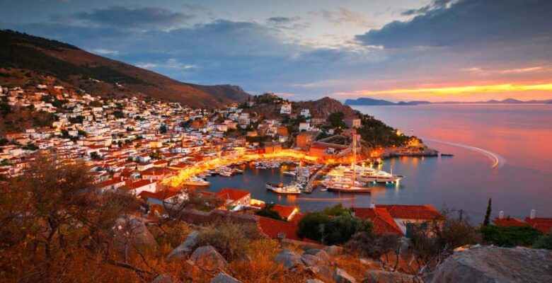 Hydra Greece and its harbor