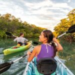 couple kayaking waterway in central florida