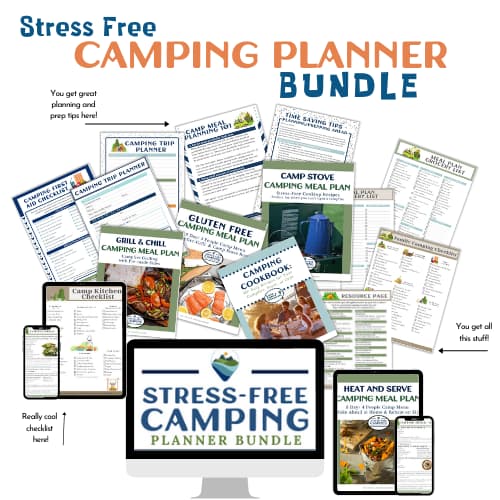 Stress Free Camping Planner Bundle Mock up square