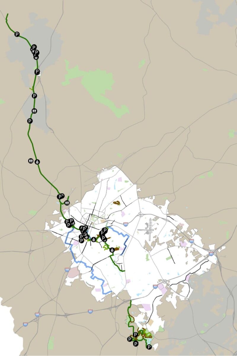 Go Exploring the Urban Trails in - Swamp Rabbit Trail Map Travelers Rest To Lake Conestee 800x1200 